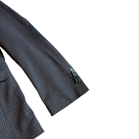Soul of London Houndstooth Button-Down Blazer Jacket Sport Coat Size 42R Men's - Picture 5 of 13